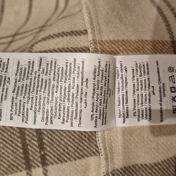 Noisy May Flannel Shacket Small - Beige - Picture 5 of 5